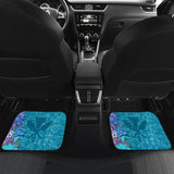 Kanaka Maoli Blue Turtle Hibiscus Car Floor Mats 210803 - YourCarButBetter