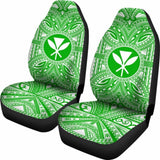 Kanaka Maoli Car Seat Cover - Kanaka Maoli Coat Of Arms Polynesian Flag Color 10 110728 - YourCarButBetter