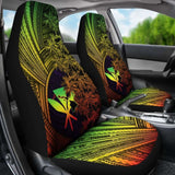 Kanaka Maoli Car Seat Covers Reggae Polynesian With Coconut Tree 110728 - YourCarButBetter