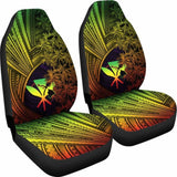 Kanaka Maoli Car Seat Covers Reggae Polynesian With Coconut Tree 110728 - YourCarButBetter