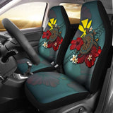 Kanaka Maoli (Hawaiian) Car Seat Covers Blue Turtle Tribal Amazing 091114 - YourCarButBetter