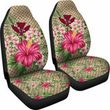 Kanaka Maoli (Hawaiian) Car Seat Covers - Lauhala Hibiscus And Plumeria 232125 - YourCarButBetter