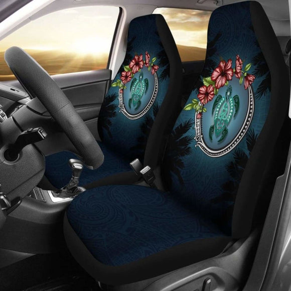 Kanaka Maoli (Hawaiian) Car Seat Covers - Polynesian Ohana Turtle Hibiscus Mother Son Amazing 091114 - YourCarButBetter