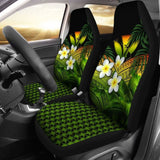 Kanaka Maoli (Hawaiian) Car Seat Covers Polynesian Plumeria Banana Leaves Reggae 2 174914 - YourCarButBetter