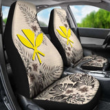 Kanaka Maoli (Hawaiian) Car Seat Covers The Beige Hibiscus (Set Of Two) 7 232125 - YourCarButBetter