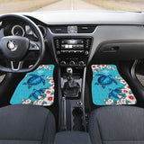 Kanaka Maoli Hawaiian Hibiscus Turtle Of Blue Car Floor Mats 210803 - YourCarButBetter