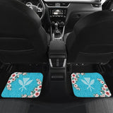 Kanaka Maoli Hawaiian Hibiscus Turtle Of Blue Car Floor Mats 210803 - YourCarButBetter