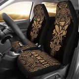 Kanaka Map Polynesian Car Seat Cover - Gold - Armor Style - Amazing 105905 - YourCarButBetter