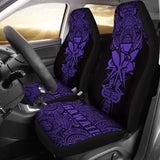 Kanaka Map Polynesian Car Seat Cover - Purple - Armor Style - Amazing 105905 - YourCarButBetter