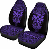 Kanaka Map Polynesian Car Seat Cover - Purple - Armor Style - Amazing 105905 - YourCarButBetter