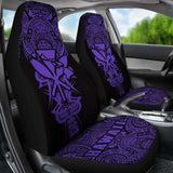 Kanaka Map Polynesian Car Seat Cover - Purple - Armor Style - Amazing 105905 - YourCarButBetter