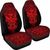Kanaka Map Polynesian Car Seat Cover - Red - Armor Style - Amazing 105905 - YourCarButBetter