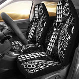 Kanaka Polynesian Car Seat Covers White - Amazing 105905 - YourCarButBetter