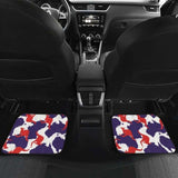 Kangaroo Australian Pattern Front And Back Car Mats 174914 - YourCarButBetter