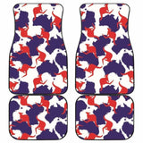 Kangaroo Australian Pattern Front And Back Car Mats 174914 - YourCarButBetter