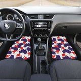 Kangaroo Australian Pattern Front And Back Car Mats 174914 - YourCarButBetter