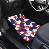 Kangaroo Australian Pattern Front And Back Car Mats 174914 - YourCarButBetter