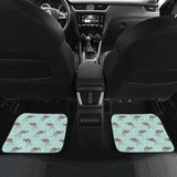 Kangaroo Pattern Background Front And Back Car Mats 174914 - YourCarButBetter