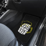 Keep Calm And Drink Cold Beer Car Floor Mats 210206 - YourCarButBetter