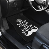 Keep Calm and Grow Mustache Amazing Gift Idea Car Floor Mats 210305 - YourCarButBetter