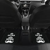 Keep Calm and Grow Mustache Car Floor Mats 210305 - YourCarButBetter