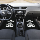 Keep Calm and Grow Mustache Car Floor Mats 210305 - YourCarButBetter