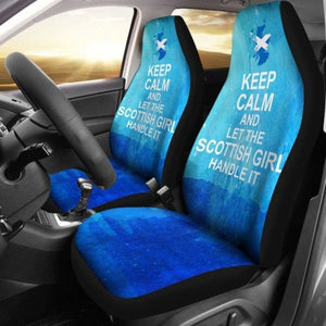 Keep Calm And Let The Scottish Girl Handle It Car Seat Covers 7 163730 - YourCarButBetter