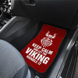 Keep Calm And Let The Viking Handle It Odin King Of God Car Floor Mats 210803 - YourCarButBetter