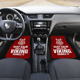 Keep Calm And Let The Viking Handle It Odin King Of God Car Floor Mats 210803 - YourCarButBetter