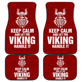Keep Calm And Let The Viking Handle It Odin King Of God Car Floor Mats 210803 - YourCarButBetter