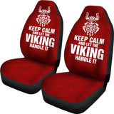Keep Calm And Let The Viking Handle It Odin King Of God Car Seat Covers 210803 - YourCarButBetter