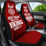 Keep Calm And Let The Viking Handle It Odin King Of God Car Seat Covers 210803 - YourCarButBetter