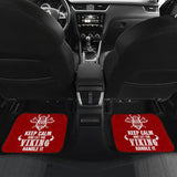 Keep Calm And Let The Viking Handle It Viking Warrior Car Floor Mats 210803 - YourCarButBetter