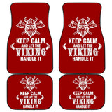 Keep Calm And Let The Viking Handle It Viking Warrior Car Floor Mats 210803 - YourCarButBetter