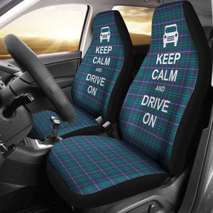 Keep Calm Douglas Modern Tartan Car Seat Cover 163730 - YourCarButBetter
