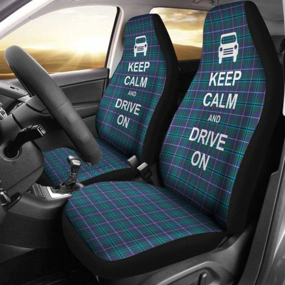 Keep Calm Douglas Modern Tartan Car Seat Cover 163730 - YourCarButBetter