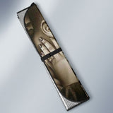 King And Queen Kissing Skulls Skeletons Death Car Auto Sun Shades 212001 - YourCarButBetter