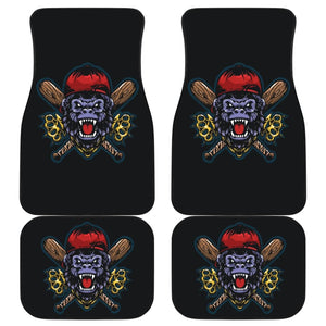 King Of Street Monkey Custom Fighting Sport Car Floor Mats 211305 - YourCarButBetter