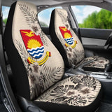 Kiribati Car Seat Covers The Beige Hibiscus (Set Of Two) 7 232125 - YourCarButBetter