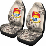 Kiribati Car Seat Covers The Beige Hibiscus (Set Of Two) 7 232125 - YourCarButBetter
