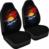 Kiribati In Me Car Seat Covers - Special Grunge Style (Set Of Two) 232125 - YourCarButBetter