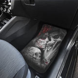 Kissing Skeleton Sugar Skull Gothic Calavera Car Floor Mats 210301 - YourCarButBetter