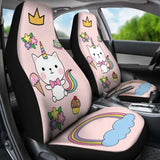Kitty Corn Cat Car Seat Cover 112428 - YourCarButBetter