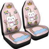 Kitty Corn Cat Car Seat Cover 112428 - YourCarButBetter