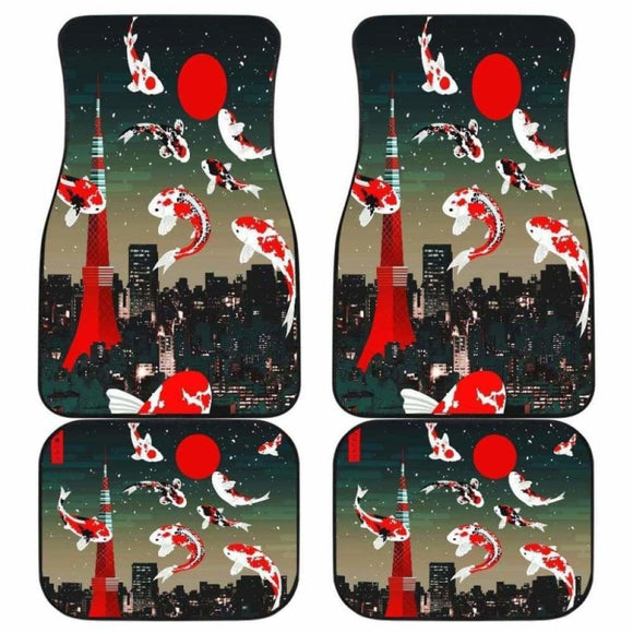 Koi Fish Car Floor Mats 154230 - YourCarButBetter