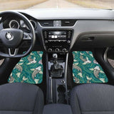 Koi Fish Carp Fish Lotus Pattern Front And Back Car Mats 154230 - YourCarButBetter