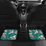 Koi Fish Carp Fish Lotus Pattern Front And Back Car Mats 154230 - YourCarButBetter