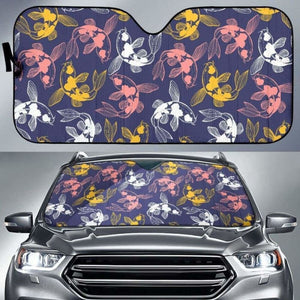 Koi Fish Carp Fish Pattern Car Auto Sun Shades 104020 - YourCarButBetter