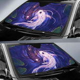 Koi Fish Jing Jang Car Auto Sun Shades 104020 - YourCarButBetter