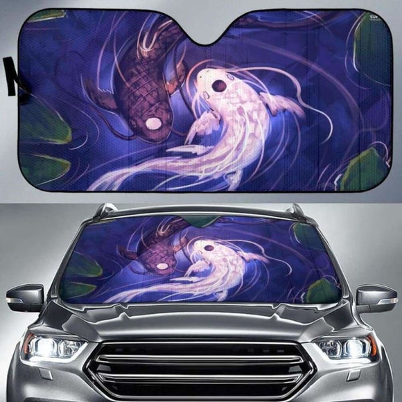 Koi Fish Jing Jang Car Auto Sun Shades 104020 - YourCarButBetter